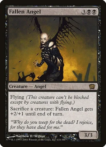 Fallen Angel 133★, carta de Magic: The Gathering de Eighth Edition