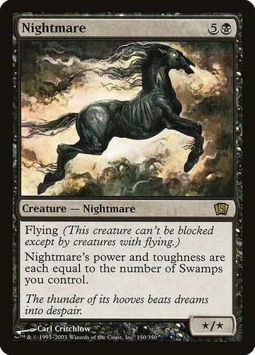 Nightmare 150★, carta de Magic: The Gathering de Eighth Edition