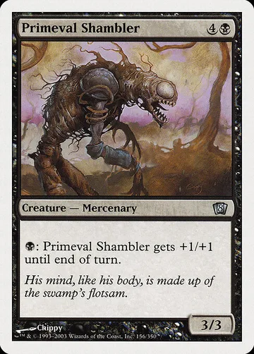 Primeval Shambler 156, carta de Magic: The Gathering de Eighth Edition