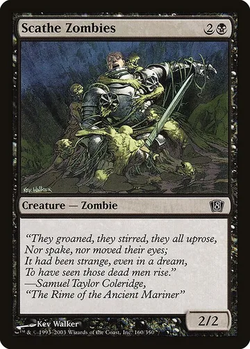 Scathe Zombies 160★, carta de Magic: The Gathering de Eighth Edition