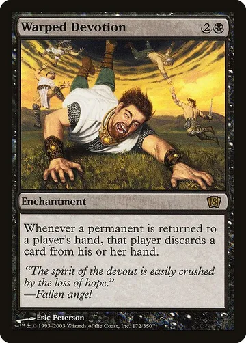 Warped Devotion 172★, carta de Magic: The Gathering de Eighth Edition