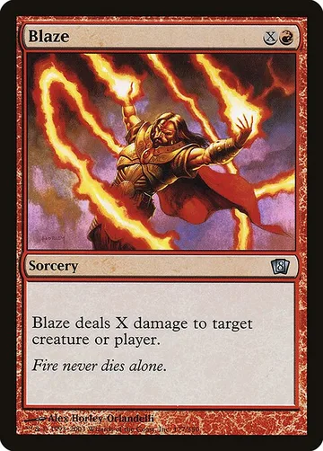 Blaze 177★, carta de Magic: The Gathering de Eighth Edition