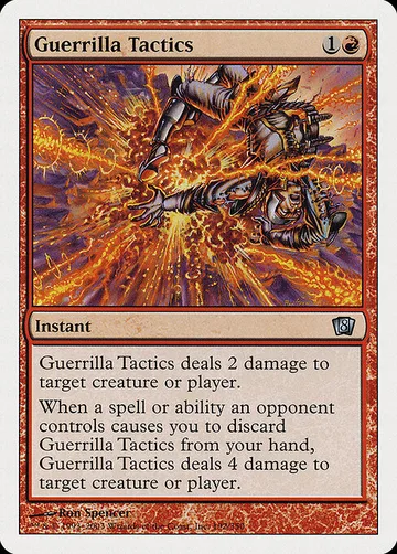 Guerrilla Tactics 192, carta de Magic: The Gathering de Eighth Edition