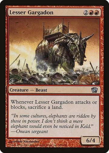 Lesser Gargadon 199★, carta de Magic: The Gathering de Eighth Edition