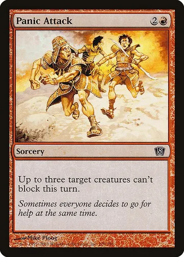 Panic Attack 209★, carta de Magic: The Gathering de Eighth Edition