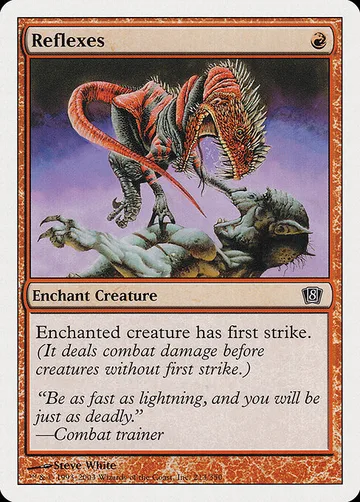 Reflexes 213, carta de Magic: The Gathering de Eighth Edition