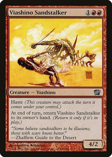 Viashino Sandstalker 230★, carta de Magic: The Gathering de Eighth Edition