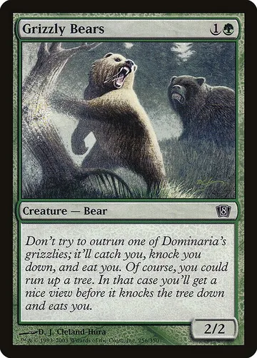 Grizzly Bears 256★, carta de Magic: The Gathering de Eighth Edition