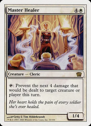 Master Healer 30, carta de Magic: The Gathering de Eighth Edition