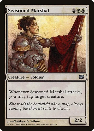 Seasoned Marshal 44★, carta de Magic: The Gathering de Eighth Edition