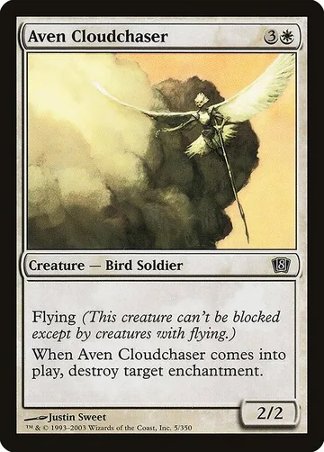 Aven Cloudchaser 5★, carta de Magic: The Gathering de Eighth Edition