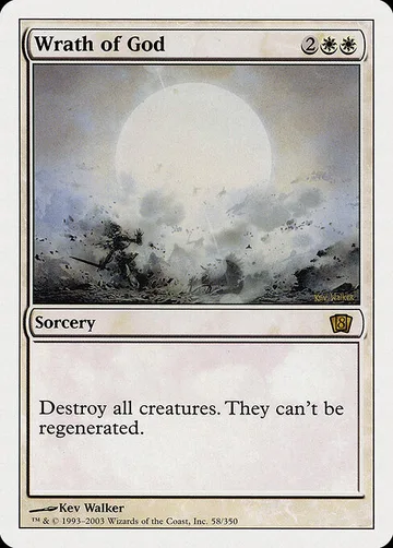 Wrath of God 58, carta de Magic: The Gathering de Eighth Edition
