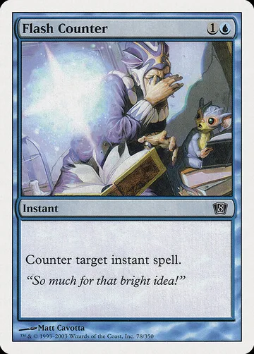 Flash Counter 78, carta de Magic: The Gathering de Eighth Edition