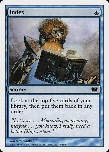 Index 84, carta de Magic: The Gathering de Eighth Edition
