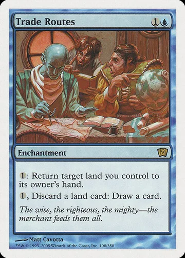 Trade Routes 108, carta de Magic: The Gathering de Ninth Edition