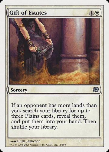 Gift of Estates 15, carta de Magic: The Gathering de Ninth Edition