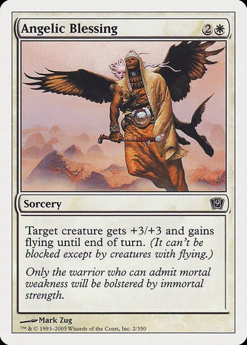 Angelic Blessing 2, carta de Magic: The Gathering de Ninth Edition