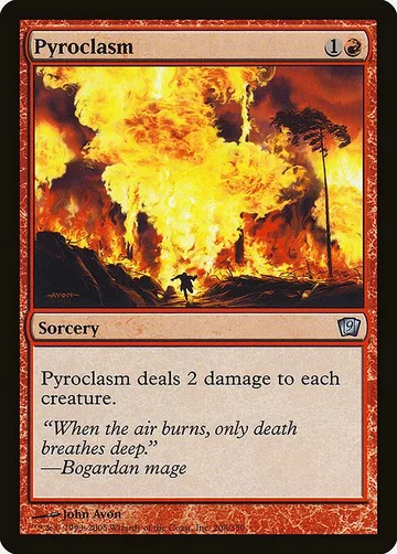 Pyroclasm 208★, carta de Magic: The Gathering de Ninth Edition