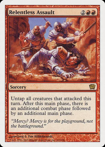 Relentless Assault 212, carta de Magic: The Gathering de Ninth Edition