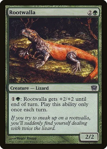 Rootwalla 268★, carta de Magic: The Gathering de Ninth Edition