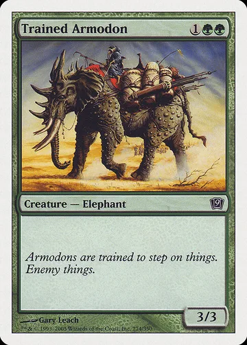 Trained Armodon 274