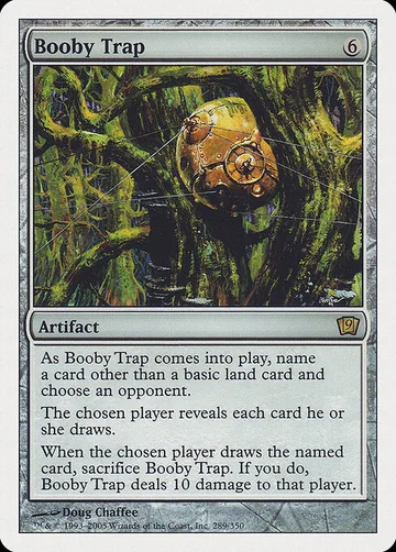 Booby Trap 289, carta de Magic: The Gathering de Ninth Edition