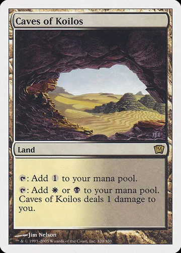 Caves of Koilos 320, carta de Magic: The Gathering de Ninth Edition