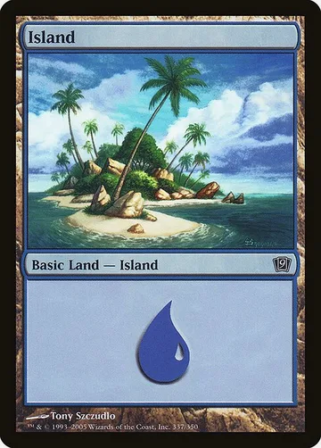 Island 337★, carta de Magic: The Gathering de Ninth Edition