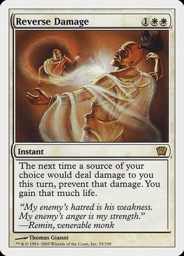 Reverse Damage 35, carta de Magic: The Gathering de Ninth Edition