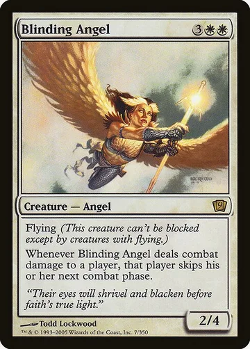 Blinding Angel 7★, carta de Magic: The Gathering de Ninth Edition