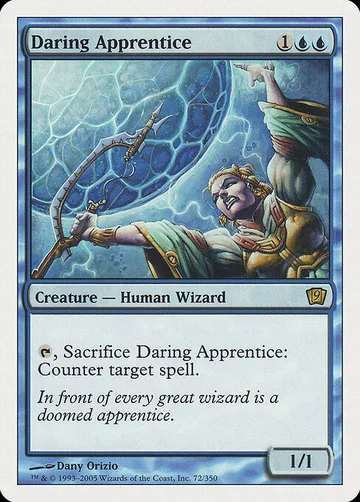Daring Apprentice 72, carta de Magic: The Gathering de Ninth Edition