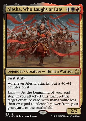 Alesha, Who Laughs at Fate 115