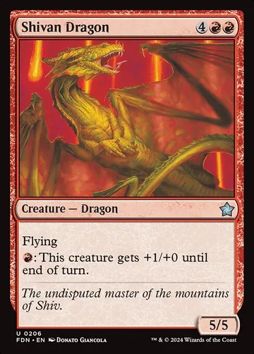 Shivan Dragon 206