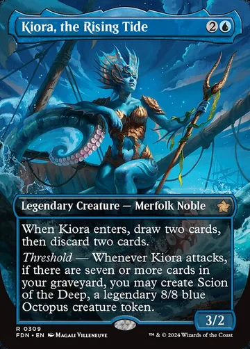 Kiora, the Rising Tide 309, carta de Magic: The Gathering de Foundations