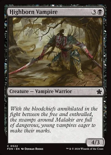 Highborn Vampire 522