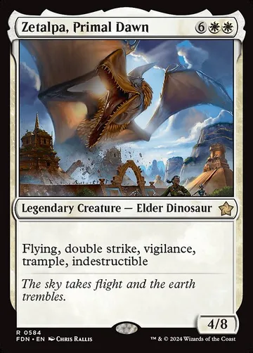 Zetalpa, Primal Dawn 584, carta de Magic: The Gathering de Foundations