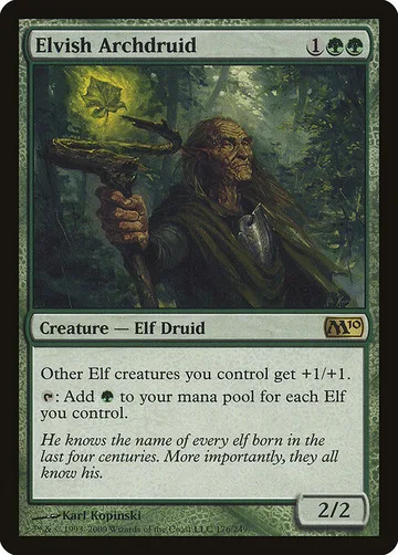 Elvish Archdruid 176, carta de Magic: The Gathering de Magic 2010