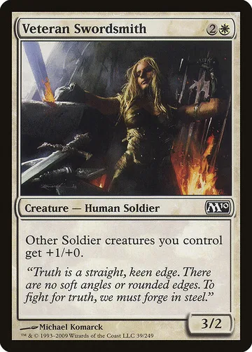 Veteran Swordsmith 39, carta de Magic: The Gathering de Magic 2010