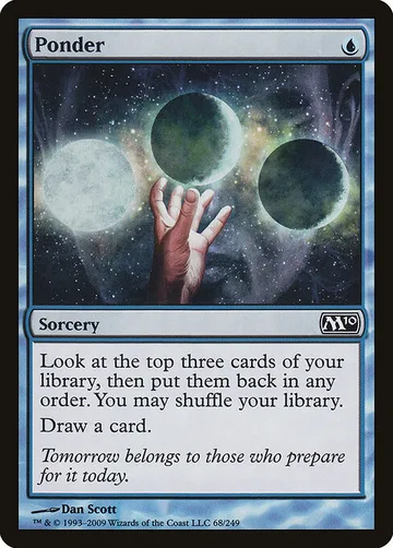 Ponder 68, carta de Magic: The Gathering de Magic 2010