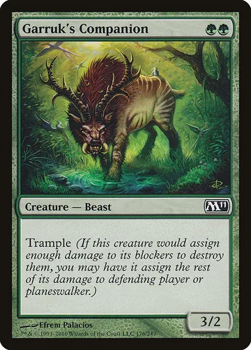 Garruk's Companion 176, carta de Magic: The Gathering de Magic 2011