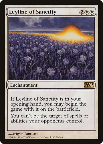 Leyline of Sanctity 21, carta de Magic: The Gathering de Magic 2011