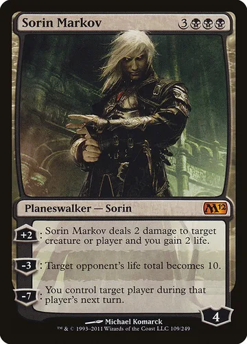 Sorin Markov 109, carta de Magic: The Gathering de Magic 2012