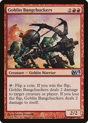 Goblin Bangchuckers 137, carta de Magic: The Gathering de Magic 2012