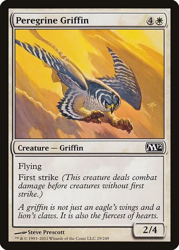 Peregrine Griffin 29, carta de Magic: The Gathering de Magic 2012