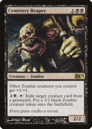 Cemetery Reaper 86, carta de Magic: The Gathering de Magic 2012