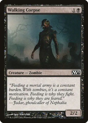 Walking Corpse 116, carta de Magic: The Gathering de Magic 2013