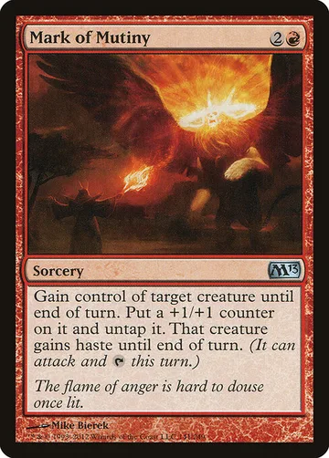 Mark of Mutiny 141, carta de Magic: The Gathering de Magic 2013