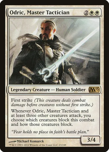 Odric, Master Tactician 23, carta de Magic: The Gathering de Magic 2013