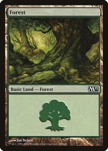 Forest 249, carta de Magic: The Gathering de Magic 2013