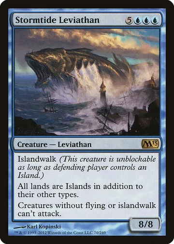 Stormtide Leviathan 70, carta de Magic: The Gathering de Magic 2013